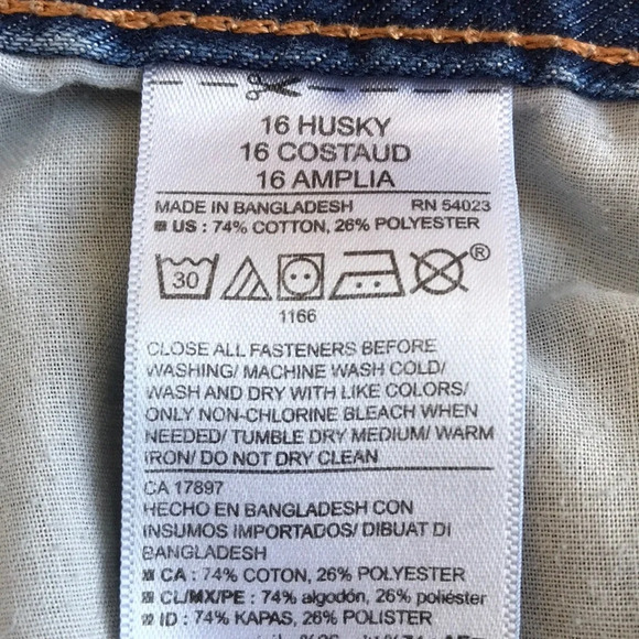 Old Navy skinny medium wash jeans, size 16 Husky - Picture 11 of 11